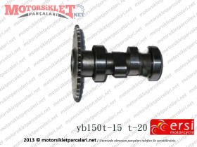 Ersi Motor YB150T-15 T-20 Eksantrik Mili